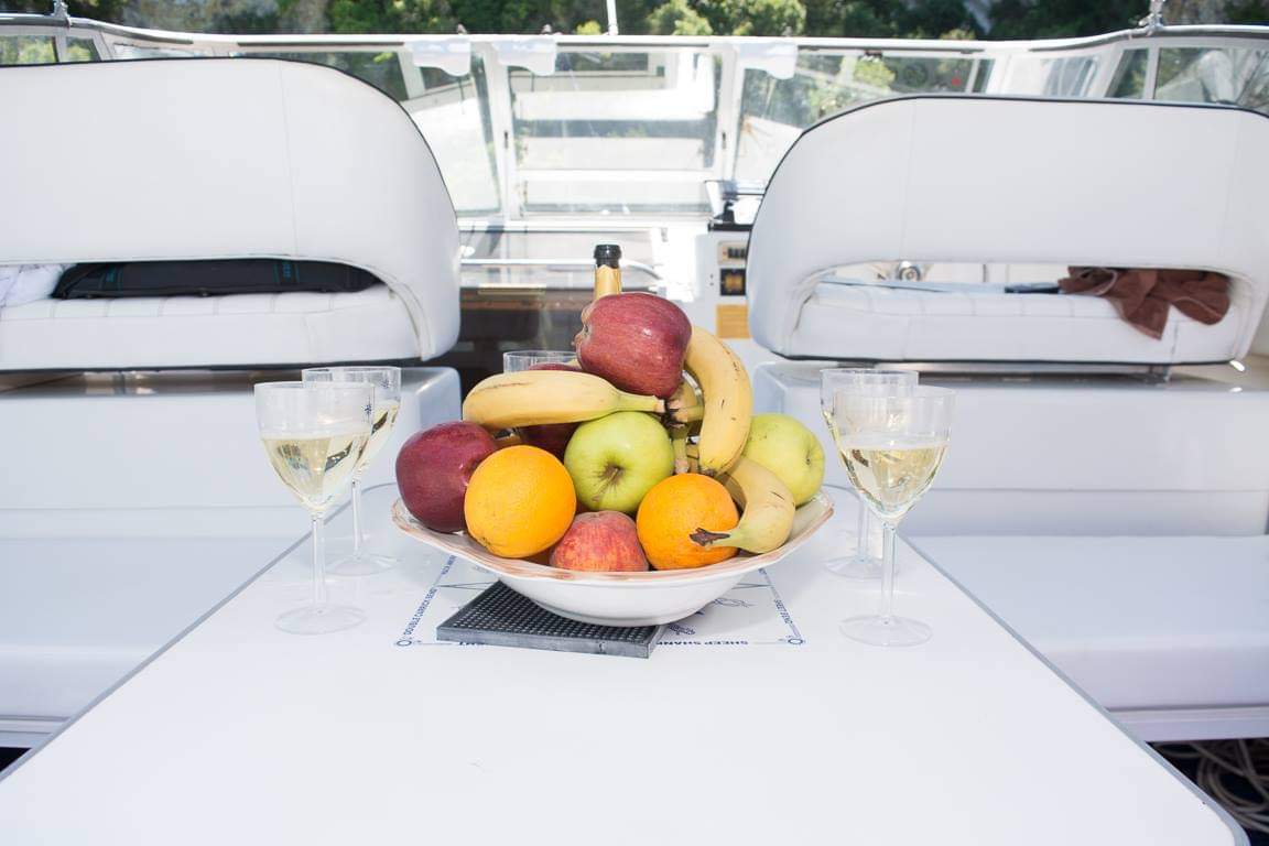 Refreshments prepared on board